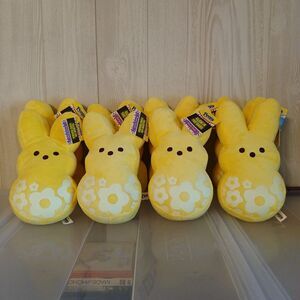 Lot Of 8 Peeps 9" Glow in the Dark Yellow Bunny - New With Defects